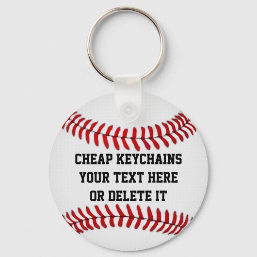 Porte-clés de baseball bon marché EN VENTE PERSONN (Recto)