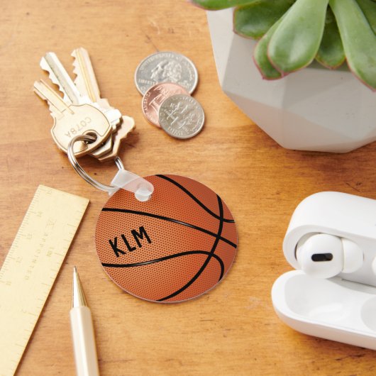 Porte-clés de basketball Monogramme (Bureau)