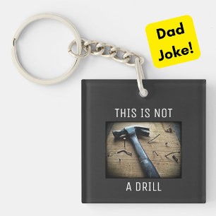 Porte-clés de blague de papa drôle "Ceci n'est pas