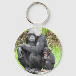 Porte-clés de chimpanzé