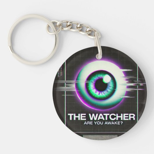 Porte-clés 🔑 🔑 de clavier Weirdcore "The Watcher" (Devant)
