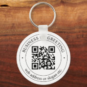 Porte-clés de code QR téléchargé (Recto)