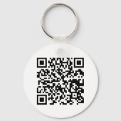Porte-clés de conception de code QR (Recto)