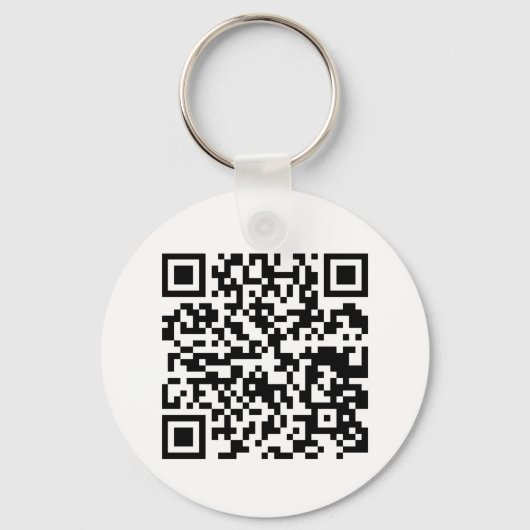 Porte-clés de conception de code QR (Recto)