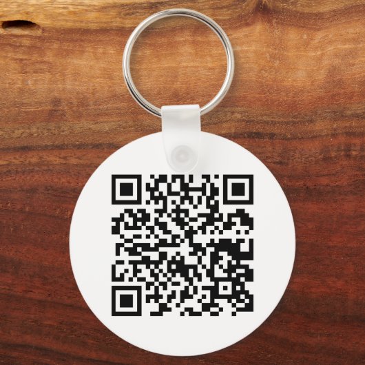 Porte-clés de conception de code QR (Recto)