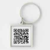 Porte-clés de conception de code QR (Devant)