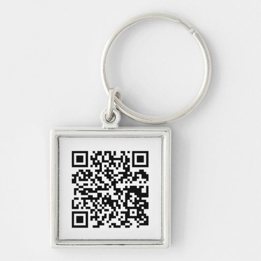 Porte-clés de conception de code QR (Devant)