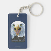 Porte-clés De ConnecticutEagle fin (Dos)