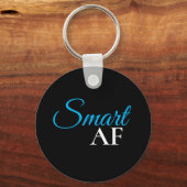 Porte-clés de déclaration d'expression bleue Smart (Recto)