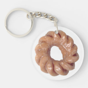 Porte-clés de donut glacé