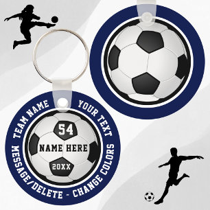 Porte-clés de football personnalisés pour garçons