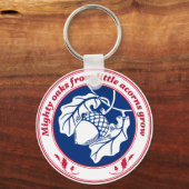 Porte-clés De grands chênes de petites glaces poussent (Recto)