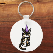 Porte-clés de la célébration du chat calico (Recto)