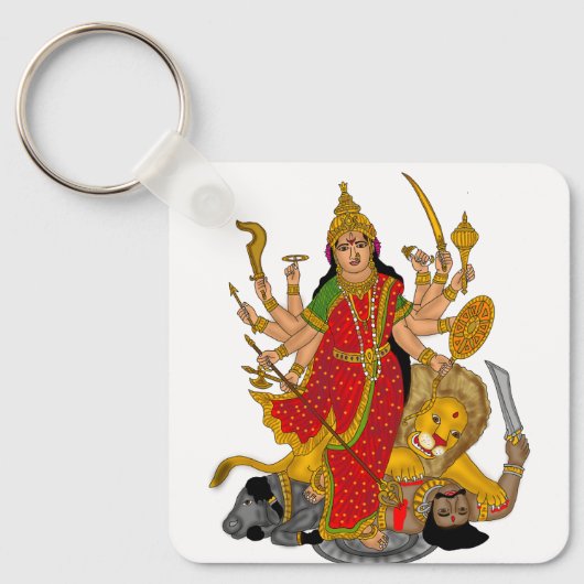 Porte-clés de la déesse Durga (Recto)