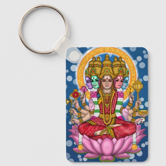 Porte-clés de la déesse Gayatri (Recto)