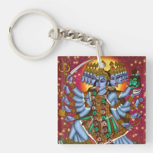 Porte-clés de la déesse Mahakali (Devant)
