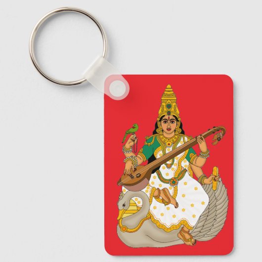 Porte-clés de la déesse Saraswati (Recto)