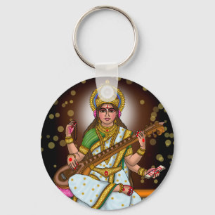 Porte-clés de la déesse Saraswati