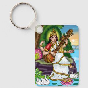 Porte-clés de la déesse Saraswati