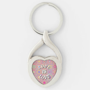 Porte-clés de la fierté Love Is Love