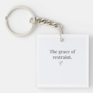 Porte-clés de la grâce de la retenue