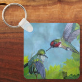 Porte-clés de la parade nuptiale du colibri (Recto)