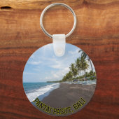 Porte-clés de la plage emblématique de Pasut à Bal (Recto)