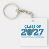 Porte-clés de la promotion 2027 de Florida Virtual (Devant)