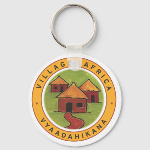 Porte-clés de l'Afrique de village