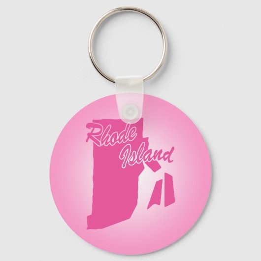 Porte-clés de l'État de Rhode Island rose (Recto)