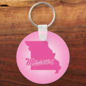 Porte-clés de l'État Missouri rose (Recto)