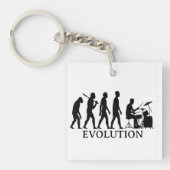 Porte-clés de l'évolution du batteur (Devant)