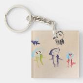 Porte-clés de l'œuvre d'art d'enfant (Devant)