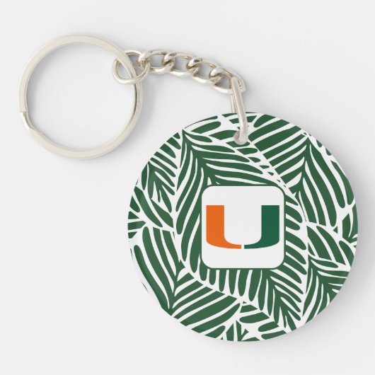 Porte-clés de l'Université de Miami (Devant)
