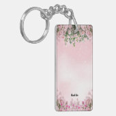 Porte-clés de mariage en acrylique – Recto‑verso (Devant gauche)