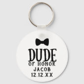 Porte-clés de mariage Garçon d'honneur junior (Recto)