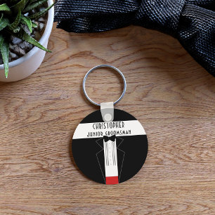 Porte-clés de mariage Junior Garçon d'Honneur Smok