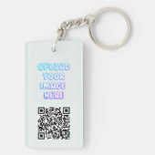 Porte-clés de marque d'entreprise et logo QR Code (Dos)