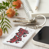 Porte-clés de Mary-Jane Red Heart Graffiti (Devant droit)