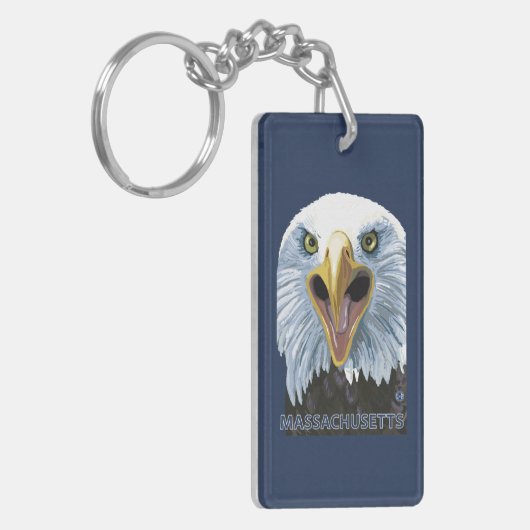Porte-clés De MassachusettsEagle fin (Devant gauche)