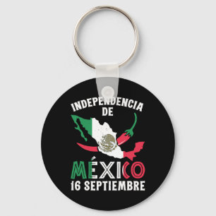 Porte-clés De Mexico 16 Septembre Indépendance du Mexique 1
