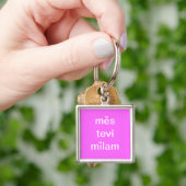 porte-clés de milam de tevi de mes (main)