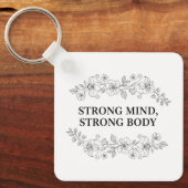 Porte-clés de motivation personnalisé (Recto)