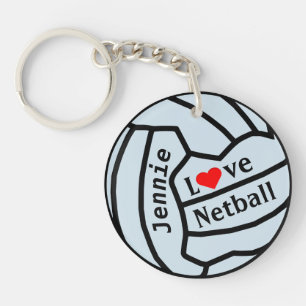 Porte-clés de net-ball personnalisé par concepti