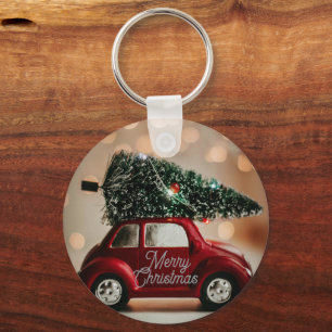 Porte-clés de Noël vintage pour voiture – Joyeuses