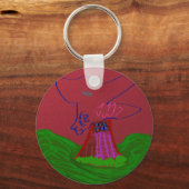 Porte-clés de paysage de créature de fantasy de sc (Recto)