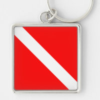 De plongeur drapeau classique vers le bas