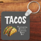 Porte-clés de prière TACOS (Verso)