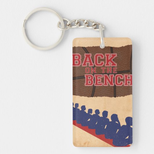 Porte-clés De retour sur le banc - porte - clé (Devant)