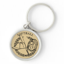 Porte-clés de softball